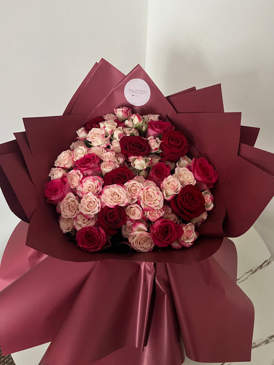 Blush & Burgundy Luxe Bouquet