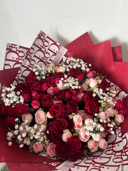 Red & Pink Luxe Bouquet